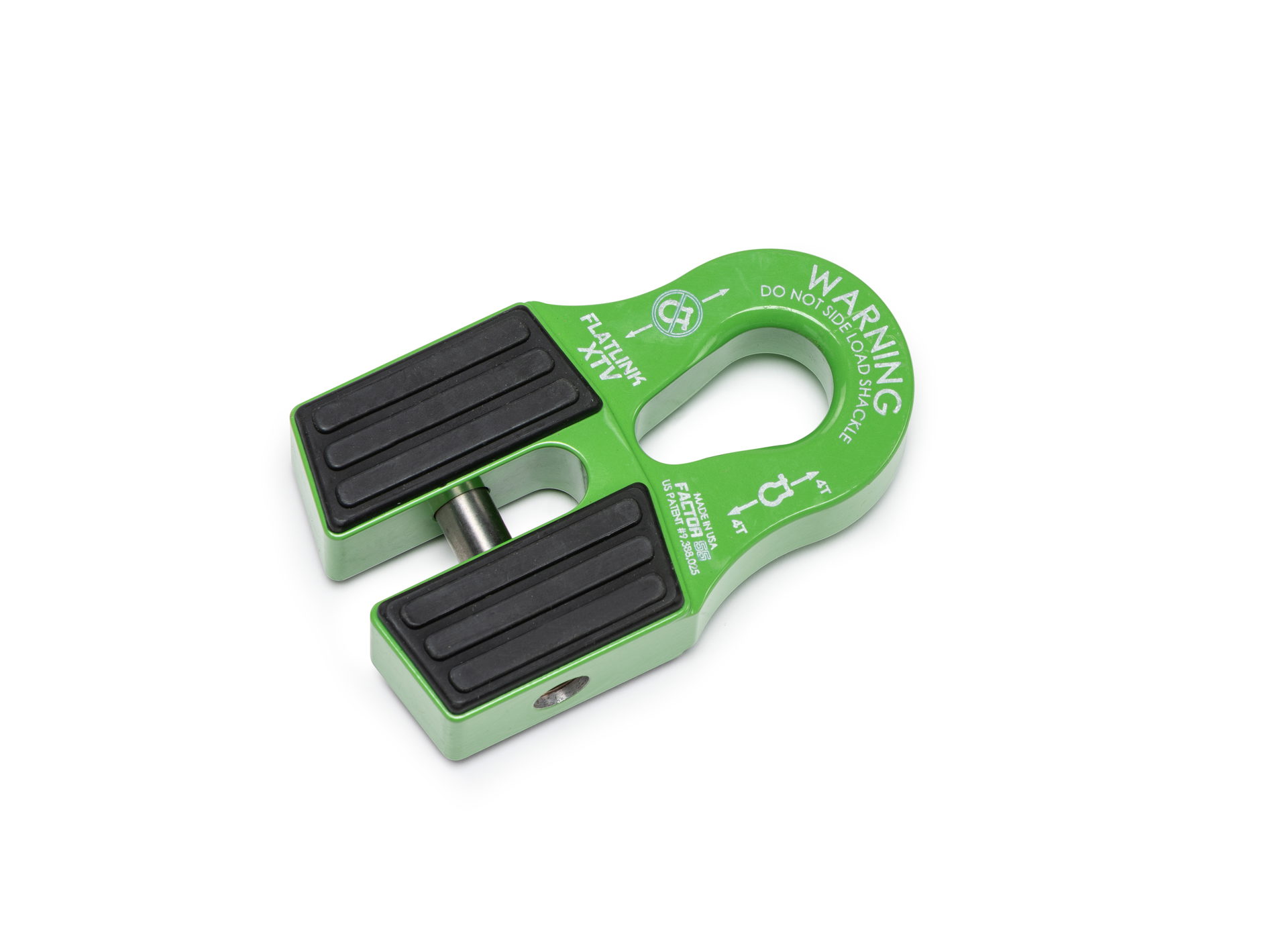 Factor 55 FlatLink XTV Winch Shackle Mount, Green