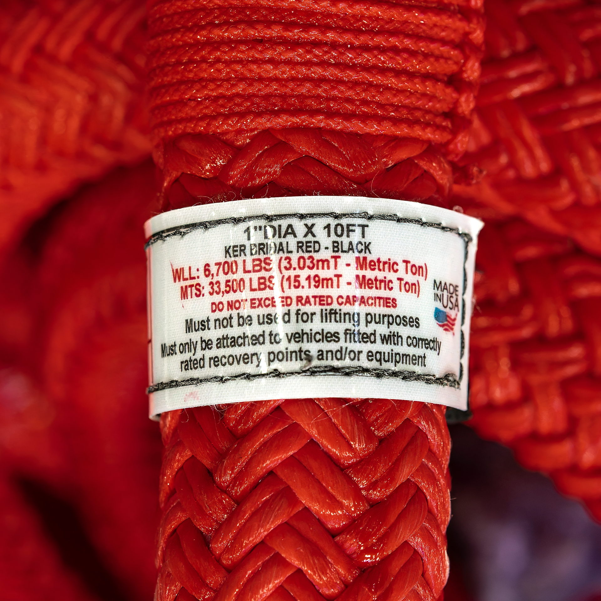 Factor 55 Extreme Duty Kinetic Energy Rope, 1 in. x 10 ft