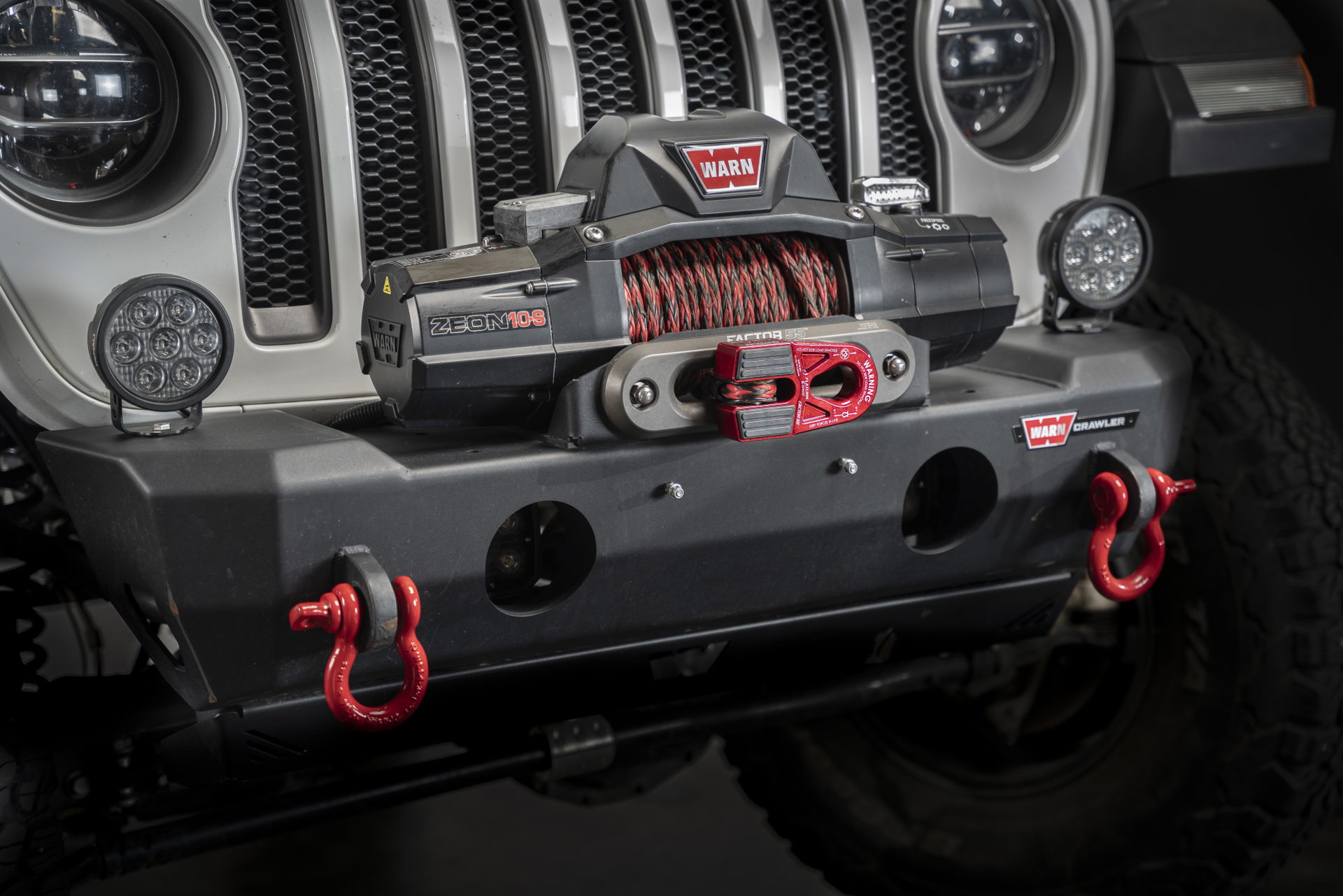 Factor 55 FlatLink E Expert Winch Shackle Mount, Black
