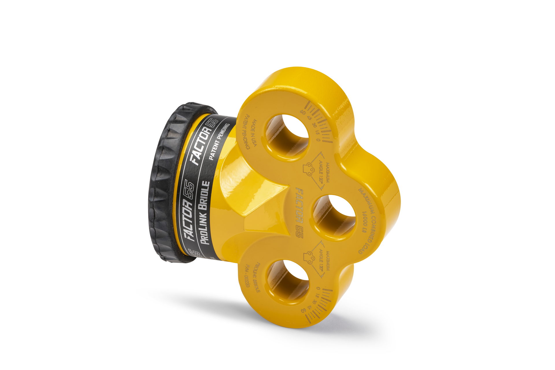 Factor 55 ProLink Bridle Winch Shackle Mount, Yellow