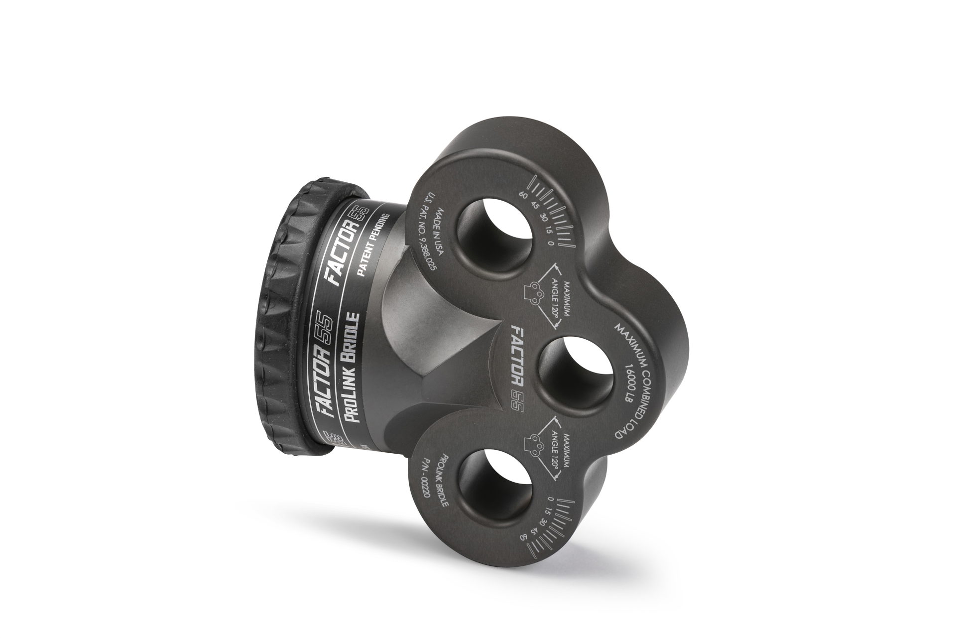 Factor 55 ProLink Bridle Winch Shackle Mount, Gray