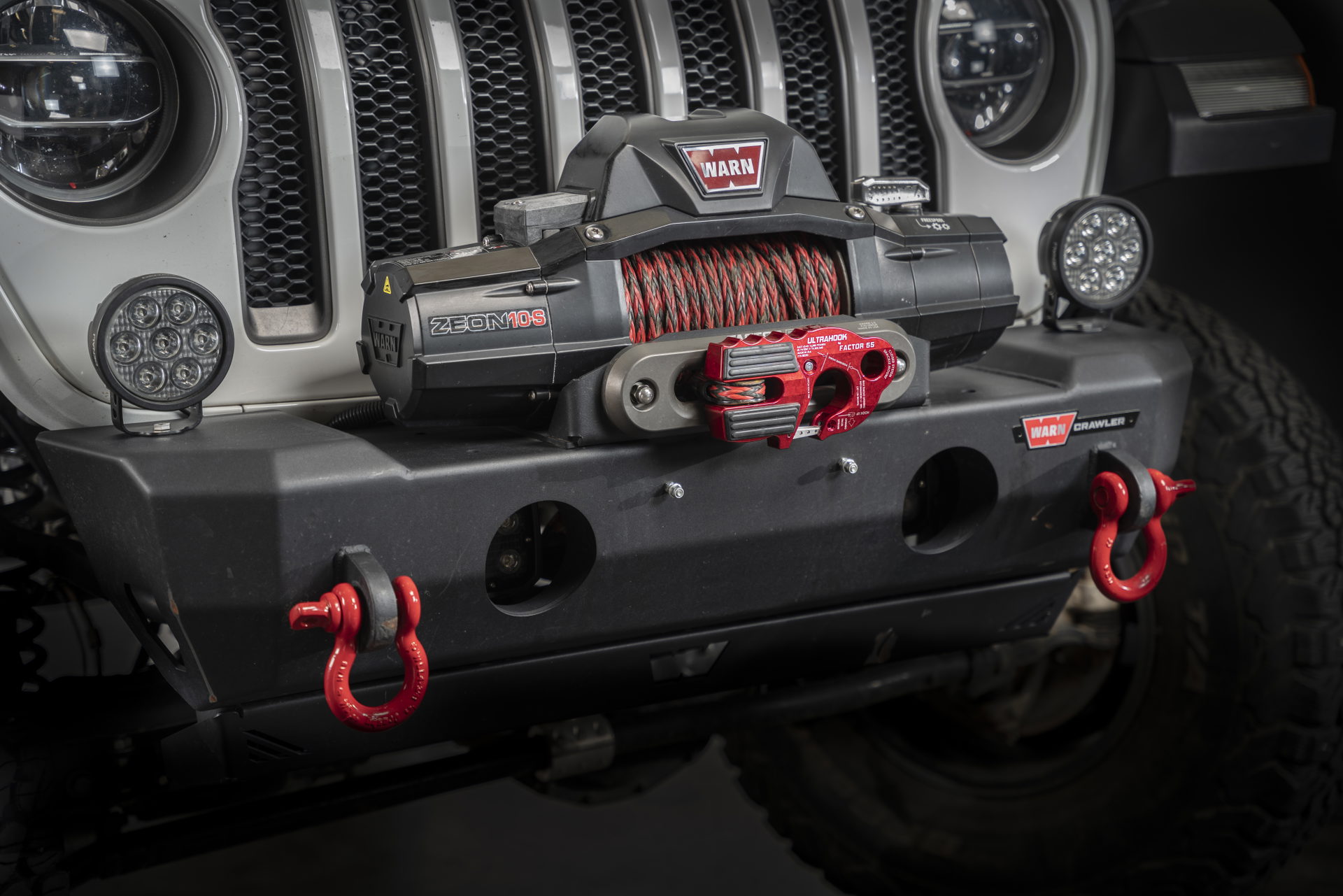 Factor 55 UltraHook Winch Hook with Shackle Mount, Black