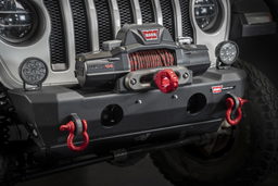 ProLink E Expert Winch Shackle Mount, Silver shown installed, Factor 55 00310-05