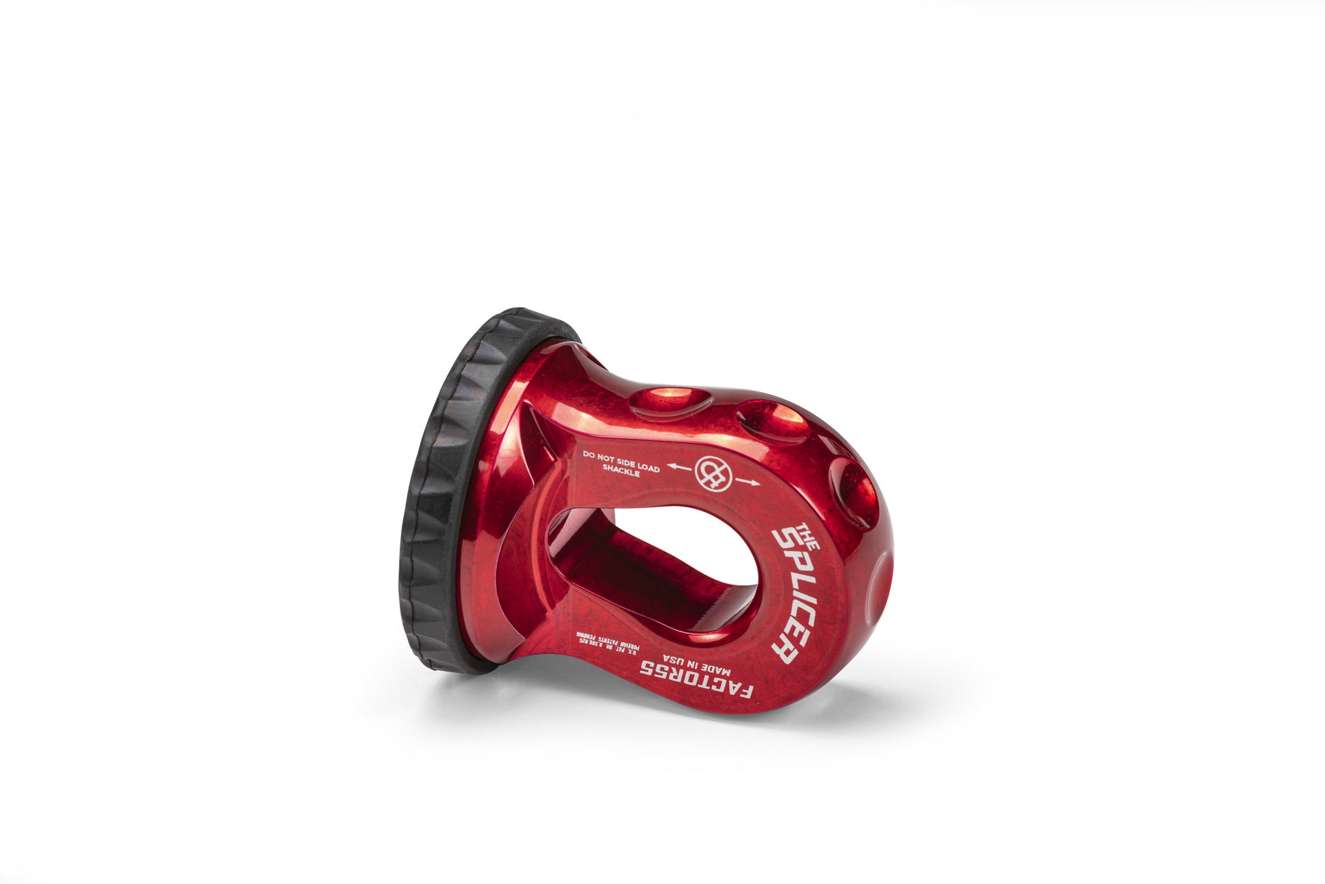 Factor 55 Splicer Splice-On Shackle Mount, 3/8-1/2 in. Rope, Red