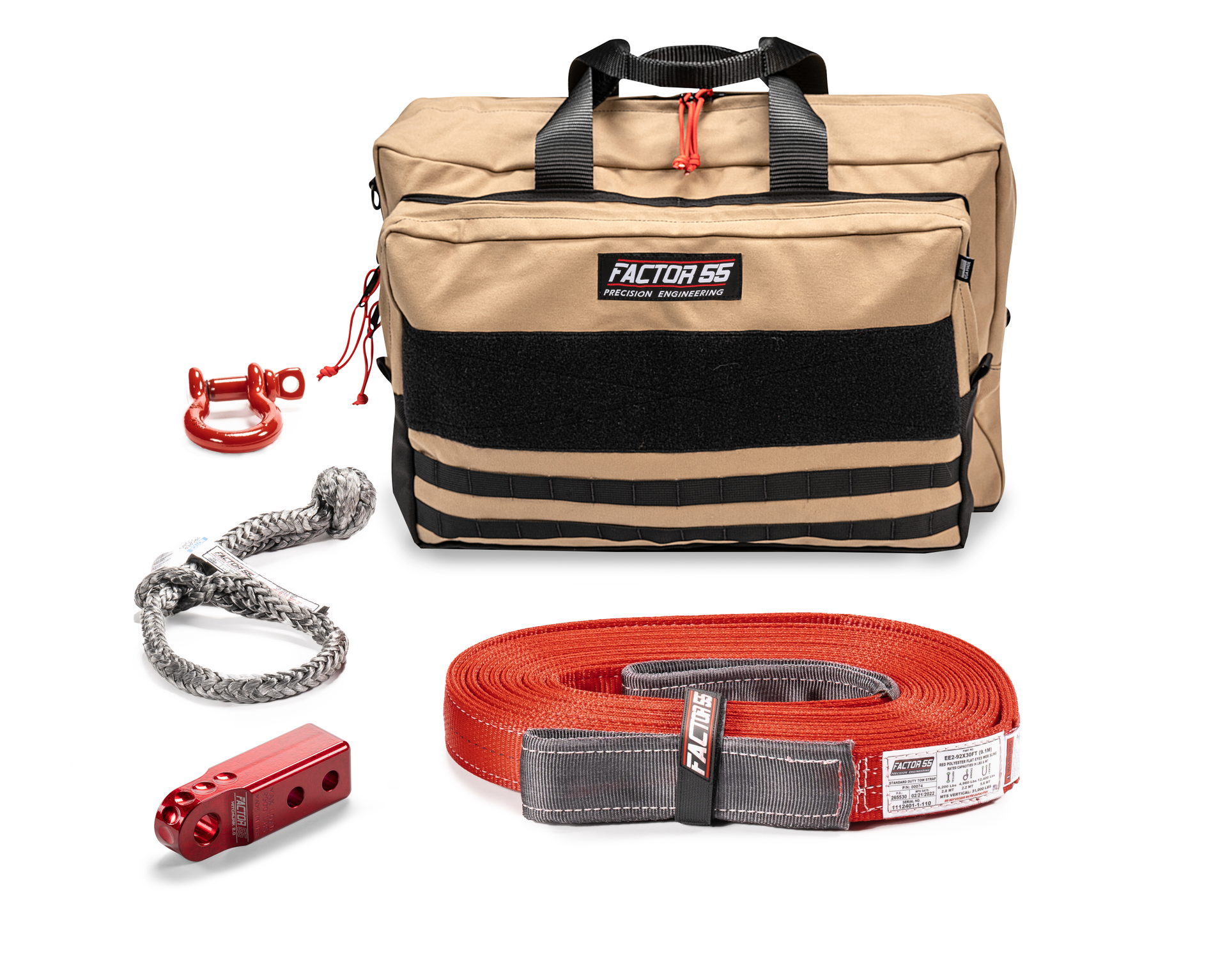 Factor 55 Factor 55 OWYHEE RECOVERY KIT (RED HITCHLINK AND LARGE BAG) 00485-01-LARGE