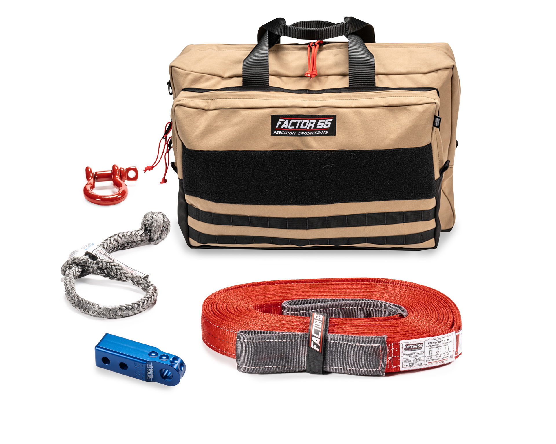 Factor 55 Owyhee Recovery Kit, Blue HitchLink, Large Bag