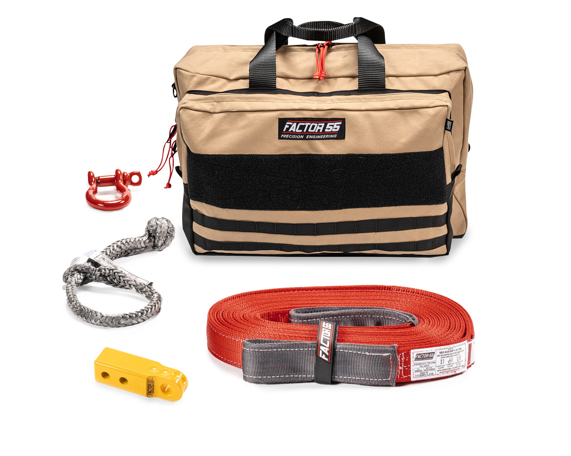 Factor 55 Owyhee Recovery Kit, Yellow HitchLink, Large Bag