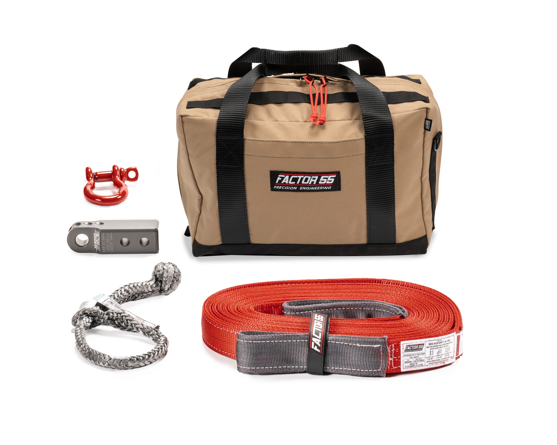 Factor 55 Owyhee Recovery Kit, Gray HitchLink, Medium Bag