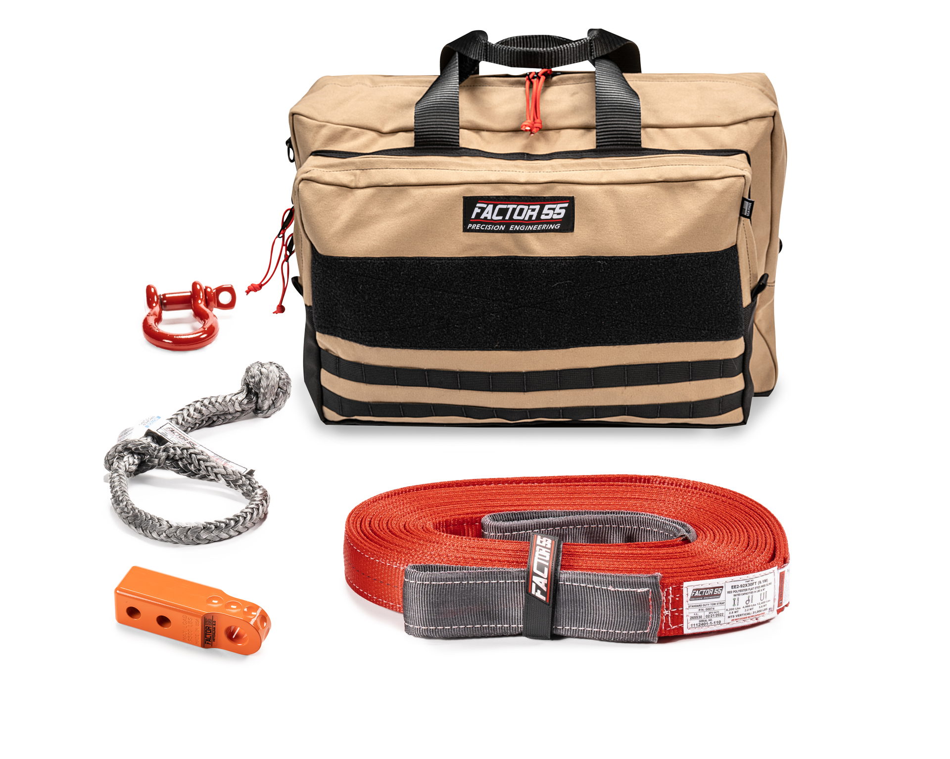 Factor 55 Owyhee Recovery Kit, Orange HitchLink, Large Bag