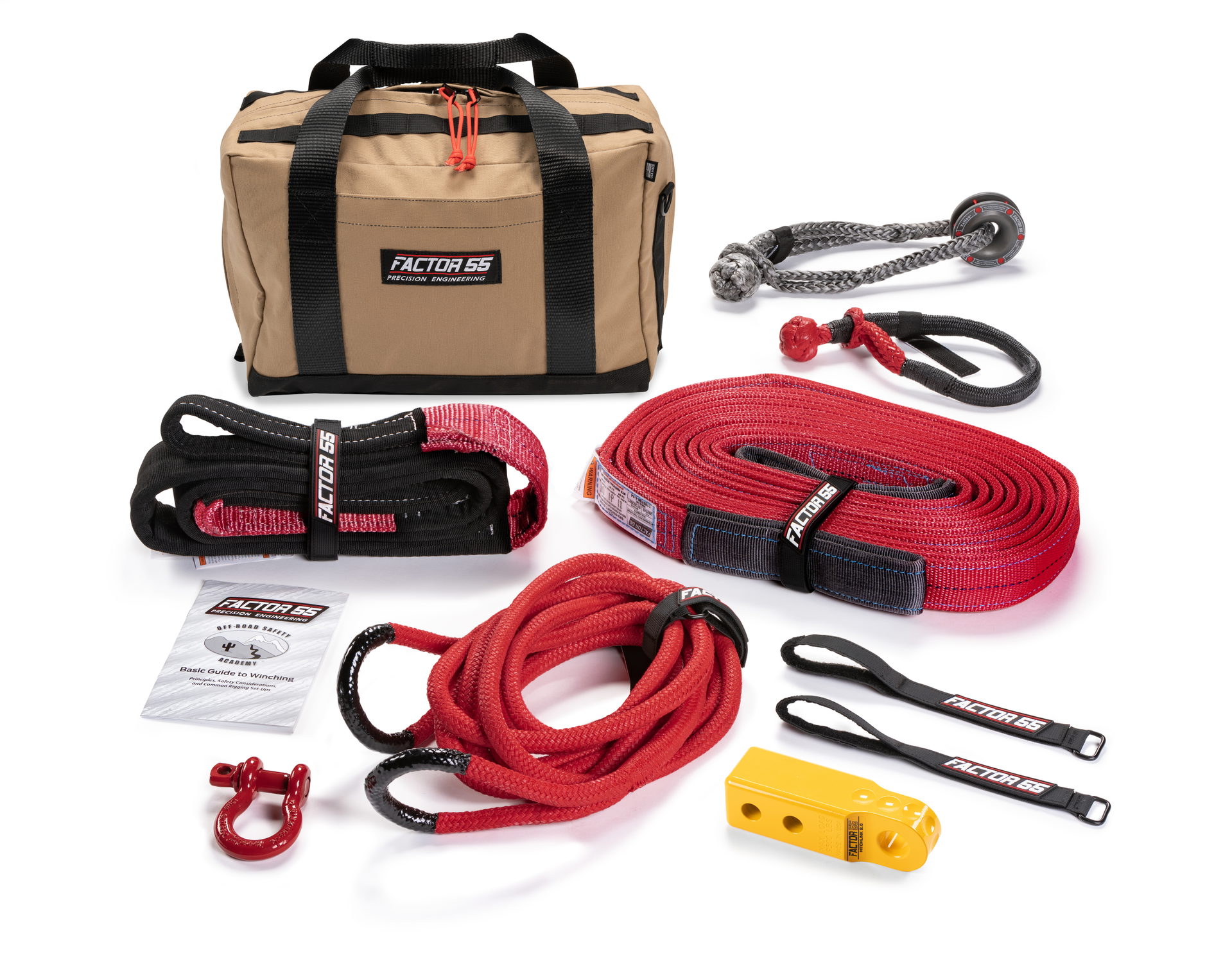 Factor 55 Hemingway Winch Accessory Kit, Yellow HitchLink