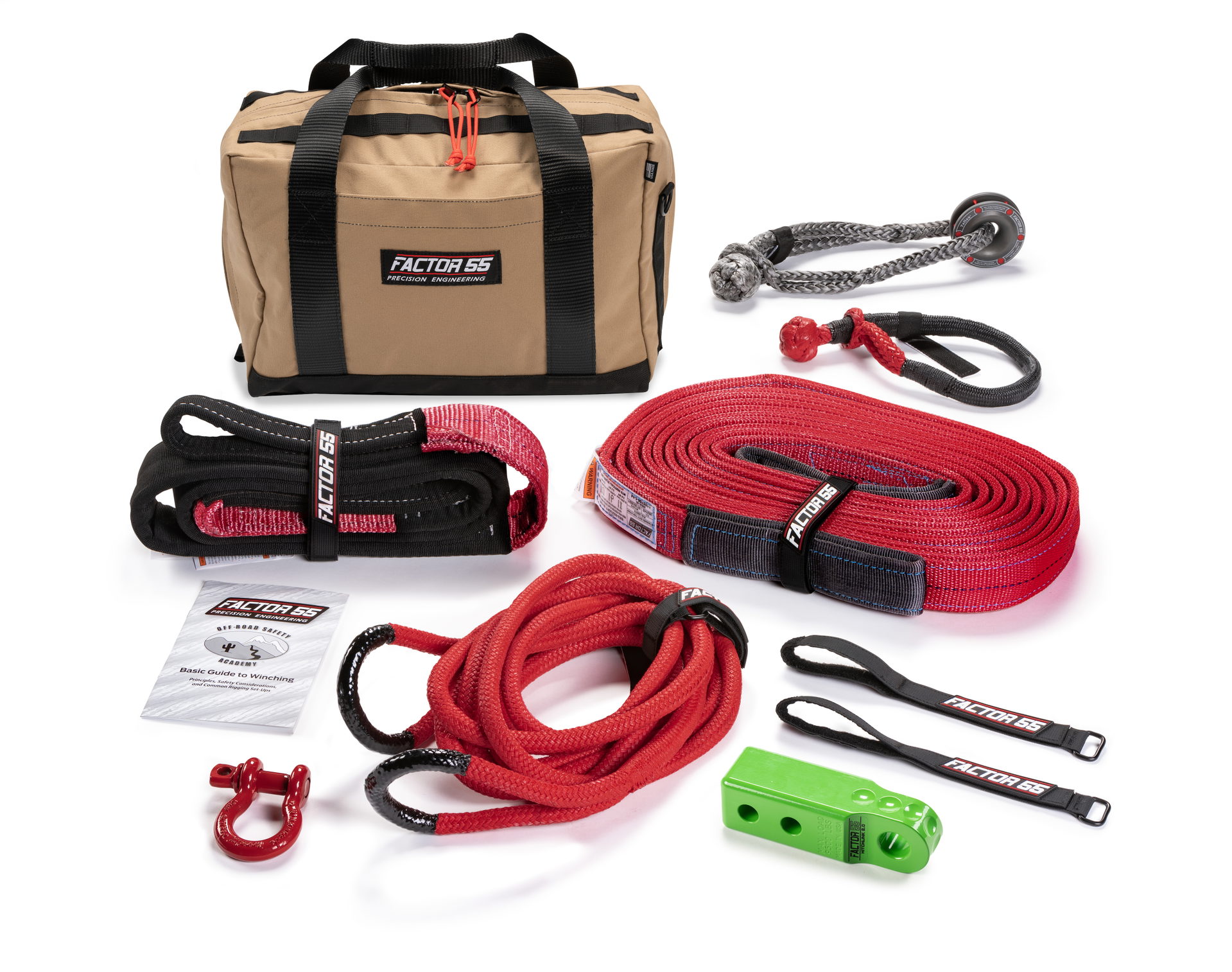 Factor 55 Hemingway Winch Accessory Kit, Green HitchLink