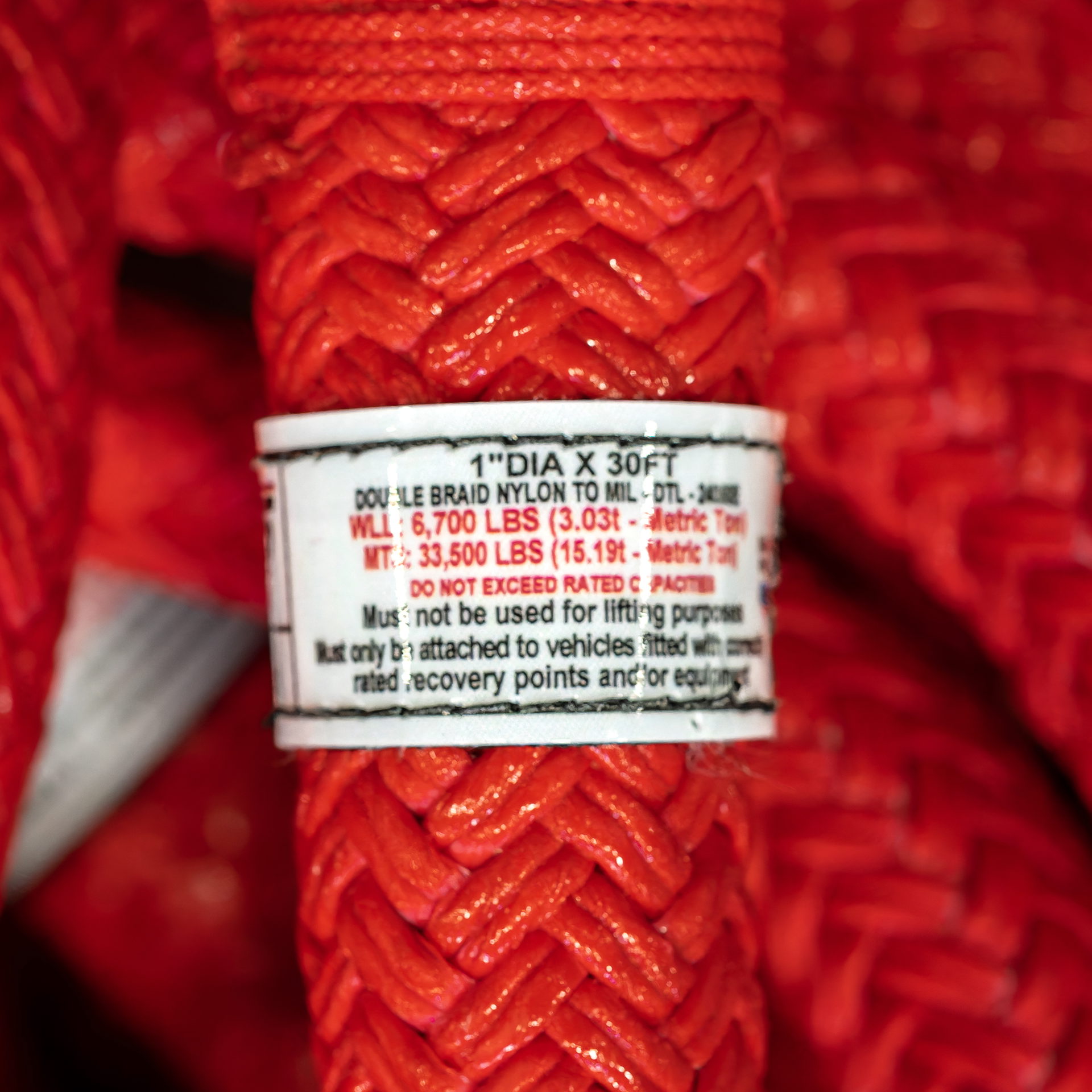 Factor 55 Extreme Duty Kinetic Energy Rope, 1 in. x 30 ft