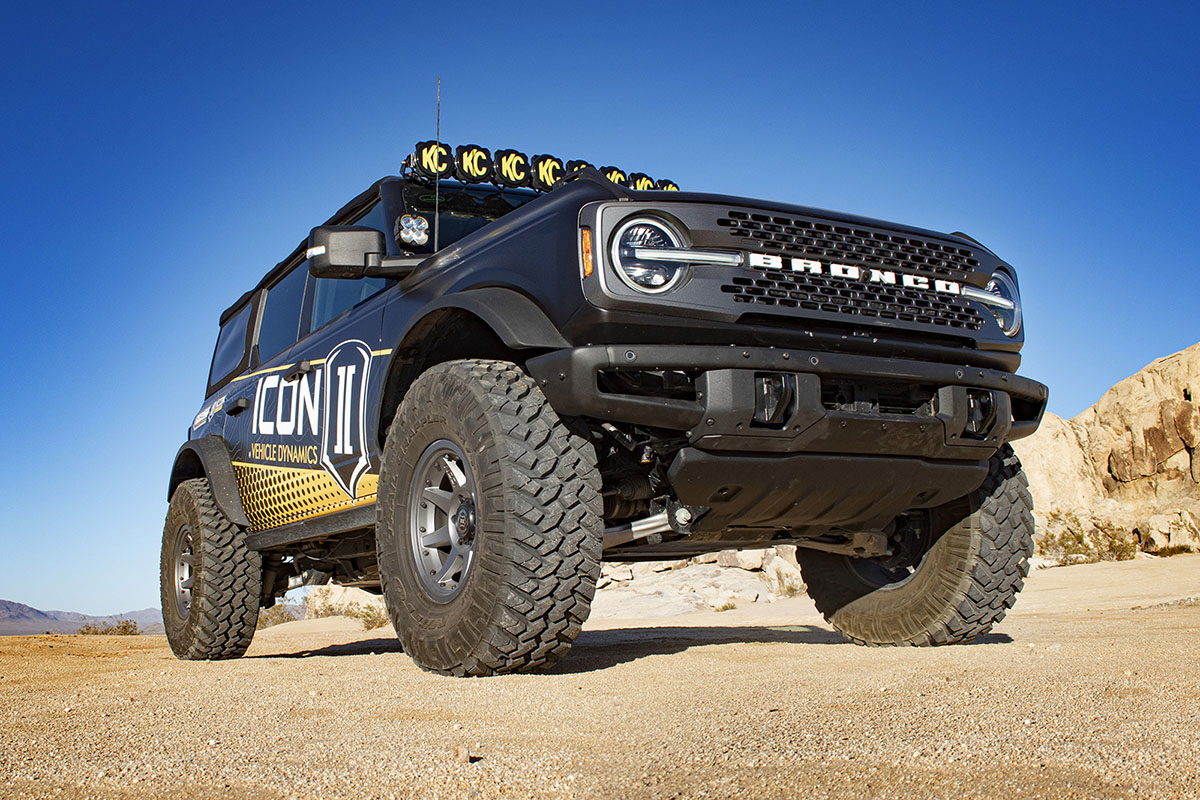 ICON Vehicle Dynamics Rear 2.5 VS RR Coilover Kit with Heavy Rate Springs, Bronco