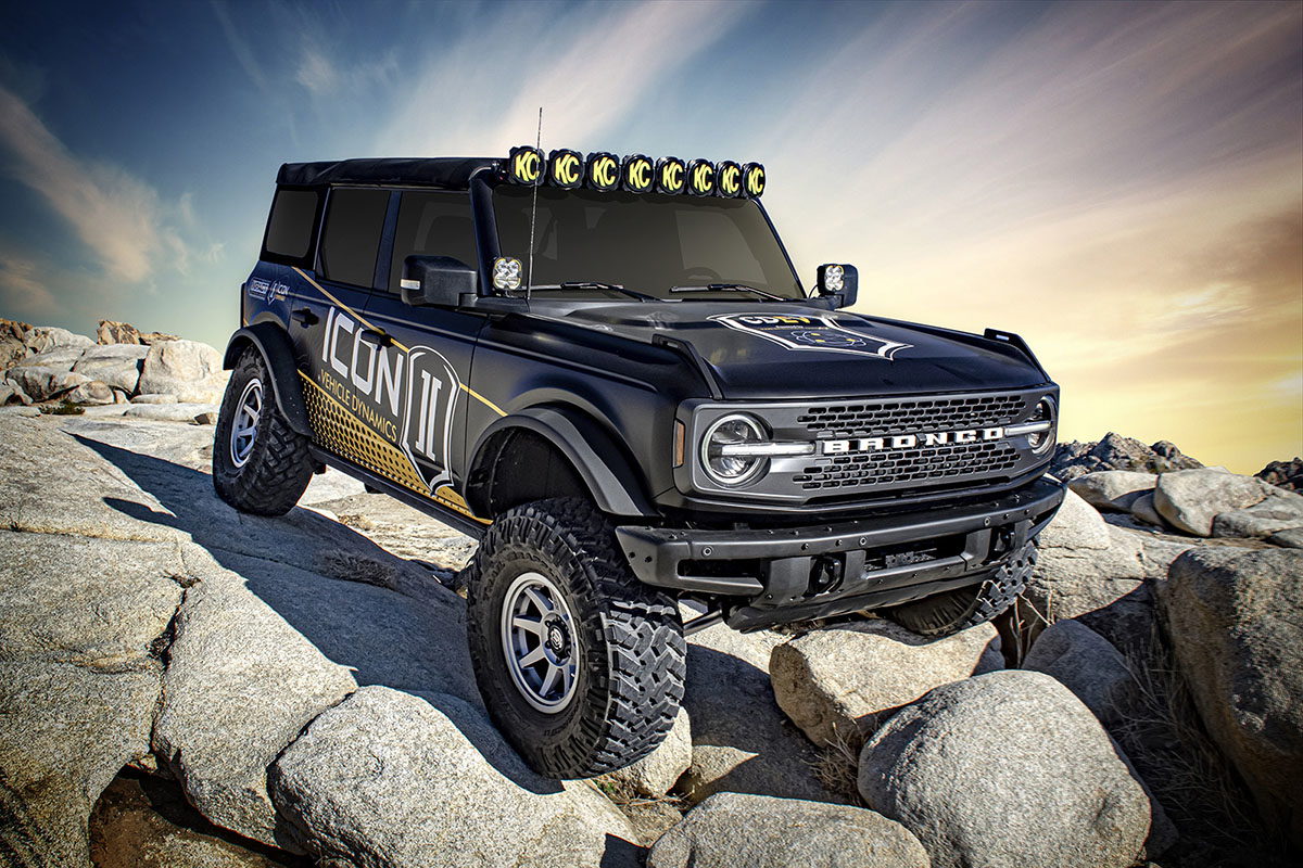 ICON Vehicle Dynamics HOSS 2.0 Front 2.5 Expansion Coilover for Ford Bronco