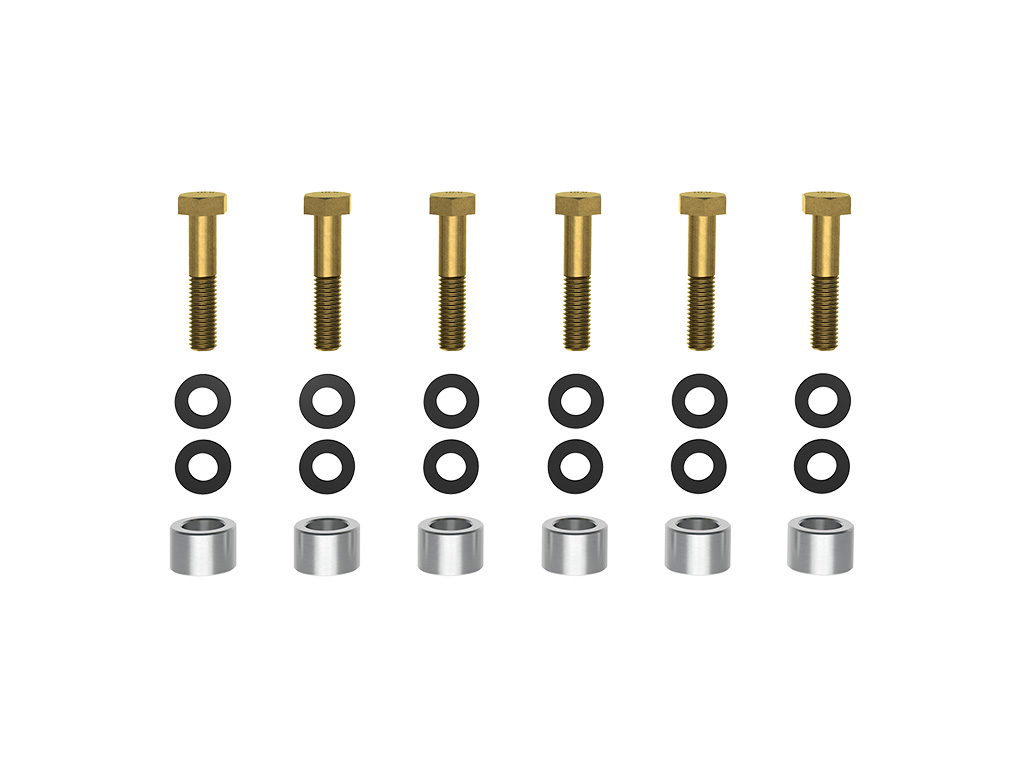 ICON Vehicle Dynamics Aluminum Skid Plate Spacer Kit for Tundra & Sequoia