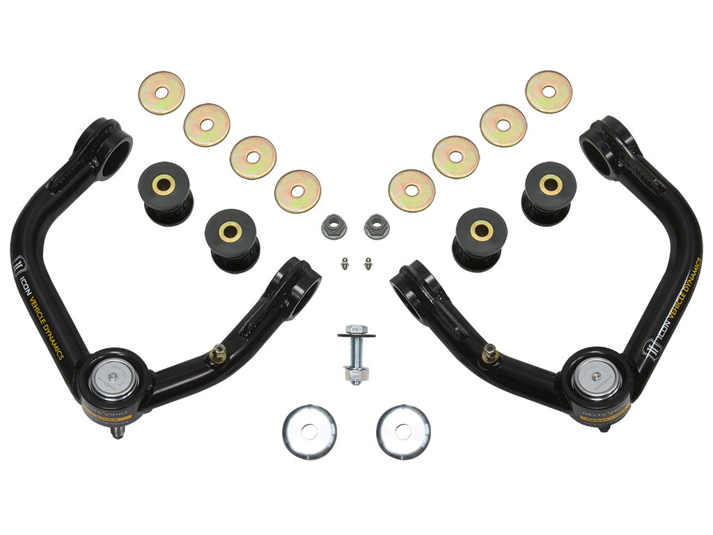 ICON Vehicle Dynamics Tubular Upper Control Arm Kit with Delta Joints, Tacoma & 4Runner