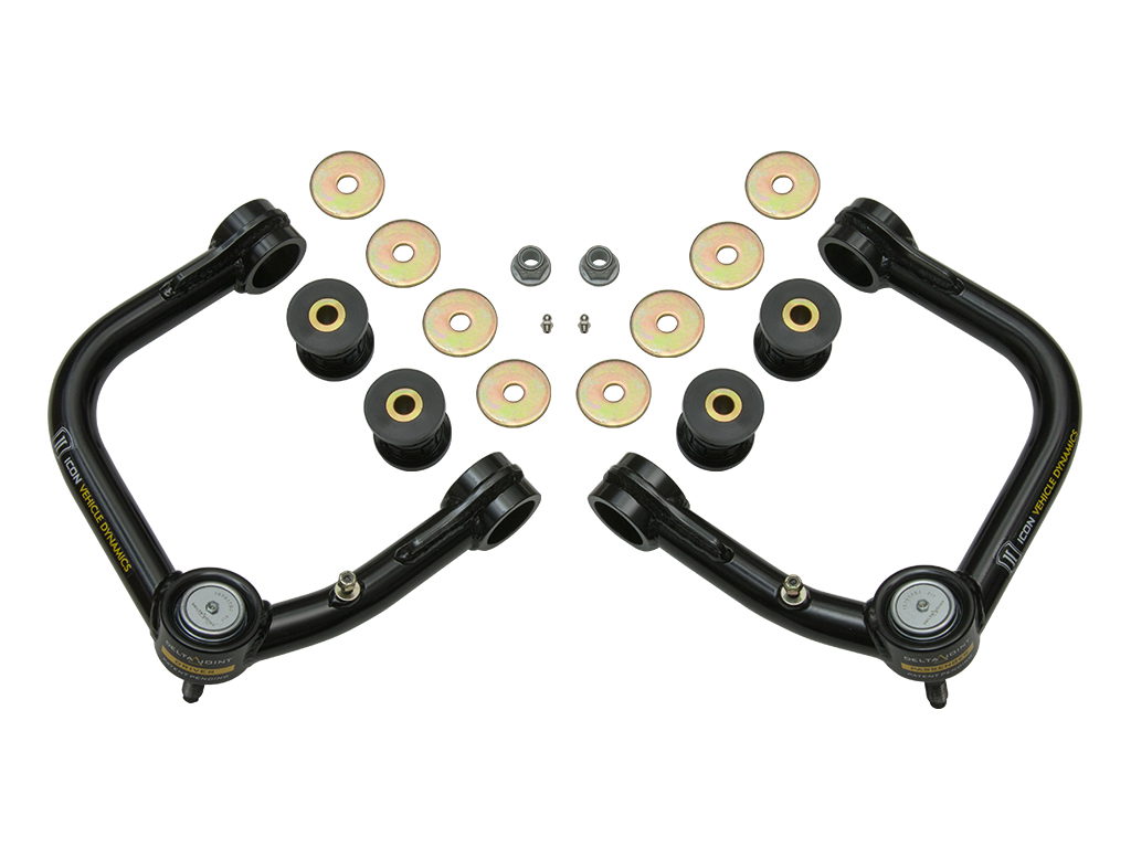 ICON Vehicle Dynamics Tubular Upper Control Arm Kit with Delta Joints, Tacoma & Hilux