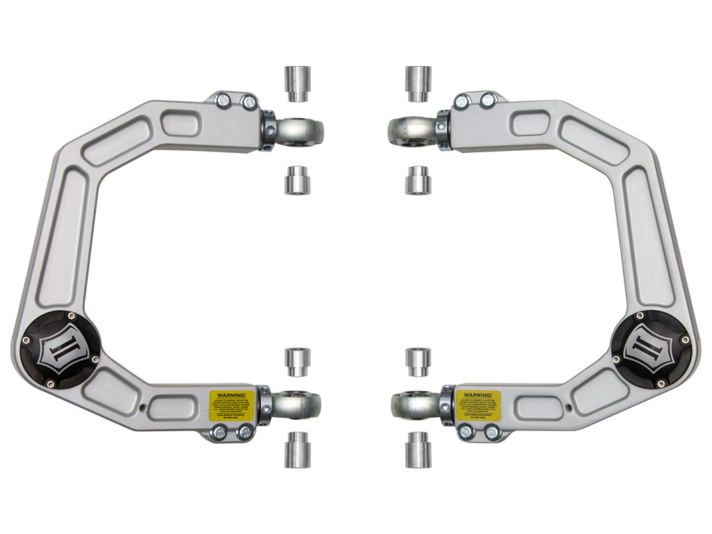 Billet Upper Control Arm Kit with Delta Joints, Tacoma & Hilux, ICON Vehicle Dynamics 58550DJ
