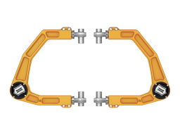 Billet UCA Pro Kit with Delta Joints, Gold Anodised, view 3, ICON Vehicle Dynamics 58552GDJ