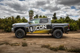 Stage 2 Suspension System with Triple Rate Springs, Tacoma fitted to a vehicle, ICON Vehicle Dynamics K53292TS