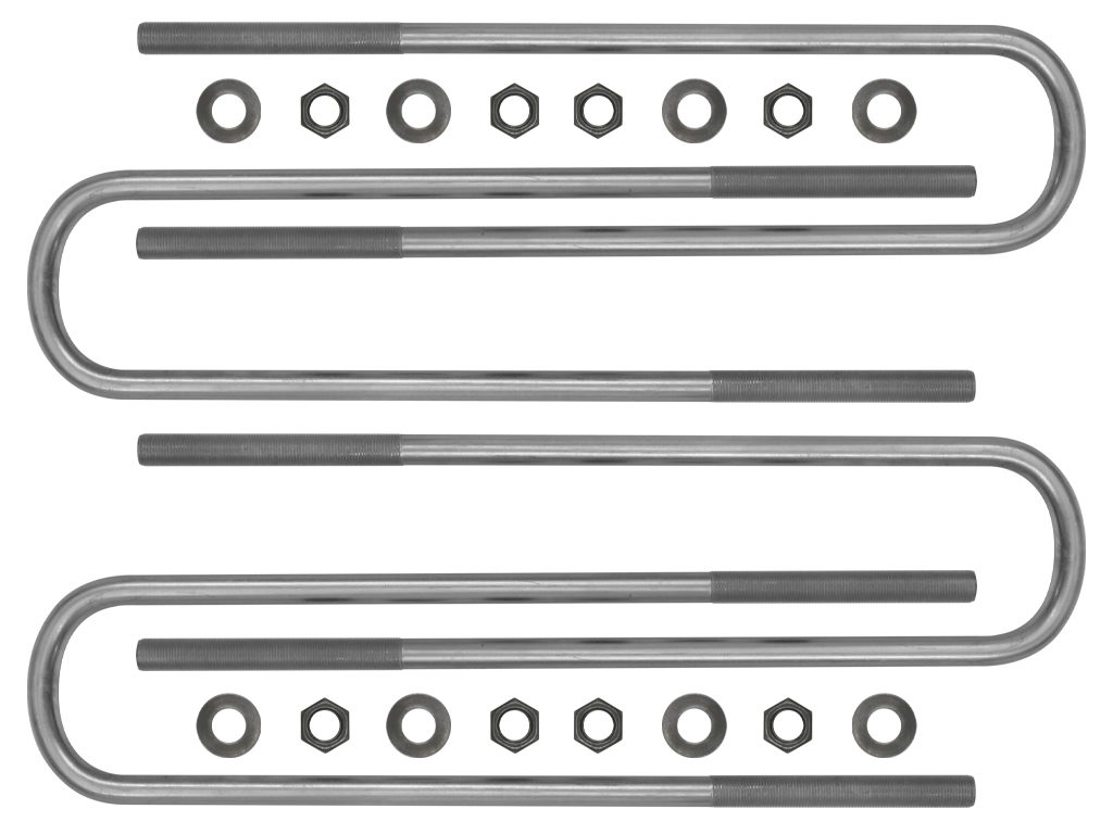 17-Inch Rear U-Bolt Kit for Ford Super Duty (2011-2025) — ICON Vehicle Dynamics 67002