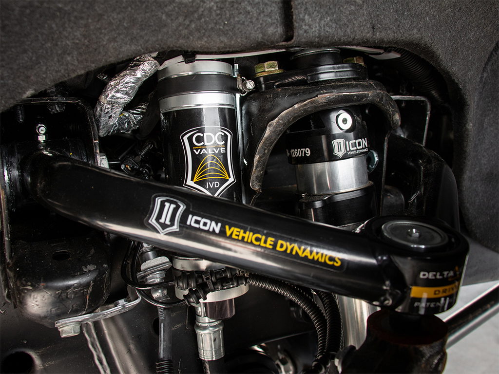 ICON Vehicle Dynamics Rear Shock System with Tubular Upper Control Arms, GM HD
