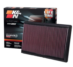 Replacement Air Filter for Dodge Ram & Ram 1500 (2002-2026), view 2, K&N 33-2247