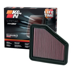 Replacement Air Filter for Toyota Camry, Corolla & Avalon, view 4, K&N 33-2326