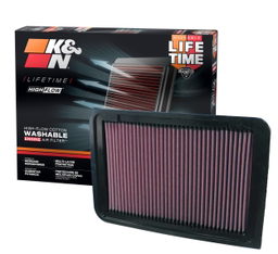 Replacement Air Filter for Toyota Camry & Venza (2007-2017), view 4, K&N 33-2370
