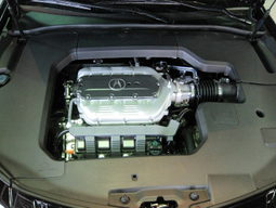 Replacement Air Filter for Honda Accord & Acura TL (2008-2015) shown installed, K&N 33-2403