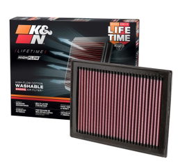 Replacement Air Filter for Nissan Sentra, Rogue & INFINITI Q50, view 2, K&N 33-2409