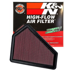 Replacement Air Filter for Cadillac CTS (2008-2015), view 2, K&N 33-2411