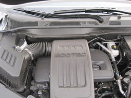 Replacement Air Filter for Chevrolet Equinox & GMC Terrain shown installed, K&N 33-2439