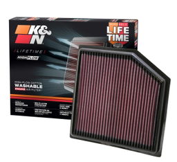 Replacement Air Filter for Lexus IS300, GS350 & RC350, view 2, K&N 33-2452