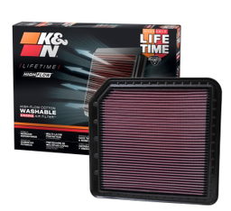 Replacement Air Filter for Nissan Armada & INFINITI QX80, view 2, K&N 33-2456