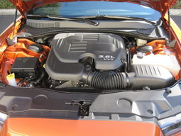 Replacement Air Filter for Dodge Charger, Challenger & 300 shown installed, K&N 33-2460