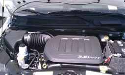 Replacement Air Filter for Dodge Grand Caravan & Town & Country shown installed, K&N 33-2462