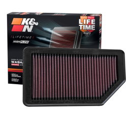Replacement Air Filter for Hyundai Accent & Kia Rio and Soul, view 2, K&N 33-2472
