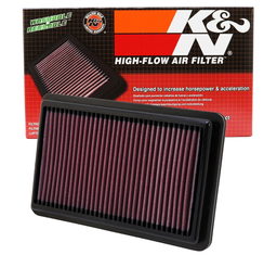 Replacement Air Filter for Honda Civic, Acura ILX & NSX, view 2, K&N 33-2473