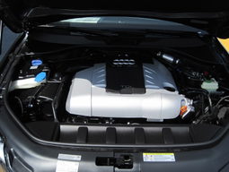 Replacement Air Filter for Porsche Cayenne & VW Touareg shown installed, K&N 33-2857