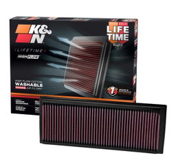 Replacement Air Filter for VW Golf GTI, Jetta & Audi TT, view 2, K&N 33-2865