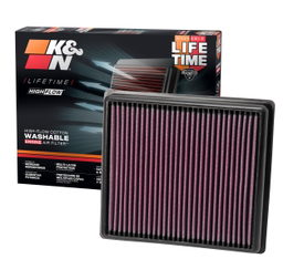 Replacement Air Filter for BMW 320i, 328i & 428i, view 2, K&N 33-2990