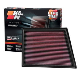 Replacement Air Filter for Mini Cooper S & BMW X1, view 4, K&N 33-3025