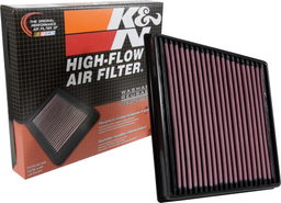 Replacement Air Filter for Jaguar F-Pace, XE & XF, view 3 — K&N 33-3074