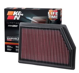 Replacement Air Filter for Jeep Cherokee (2014-2018), view 4, K&N 33-5009