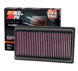 Replacement Air Filter for INFINITI Q50 (2014-2019), view 4, K&N 33-5014