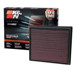 Replacement Air Filter for Toyota Tacoma, Tundra & Sequoia, view 4, K&N 33-5017