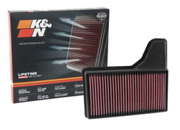 Replacement Air Filter for Ford Mustang GT (2015-2023), view 4, K&N 33-5029