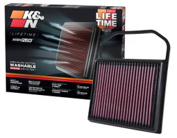 Replacement Air Filter for Mercedes-Benz E400, C43 AMG & GLE, view 4, K&N 33-5032