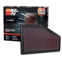 Replacement Air Filter for Chevrolet Malibu & Buick Regal, view 4, K&N 33-5049